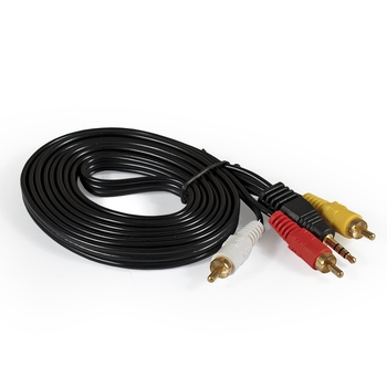 3.5mm Jack M - 3xRCA M