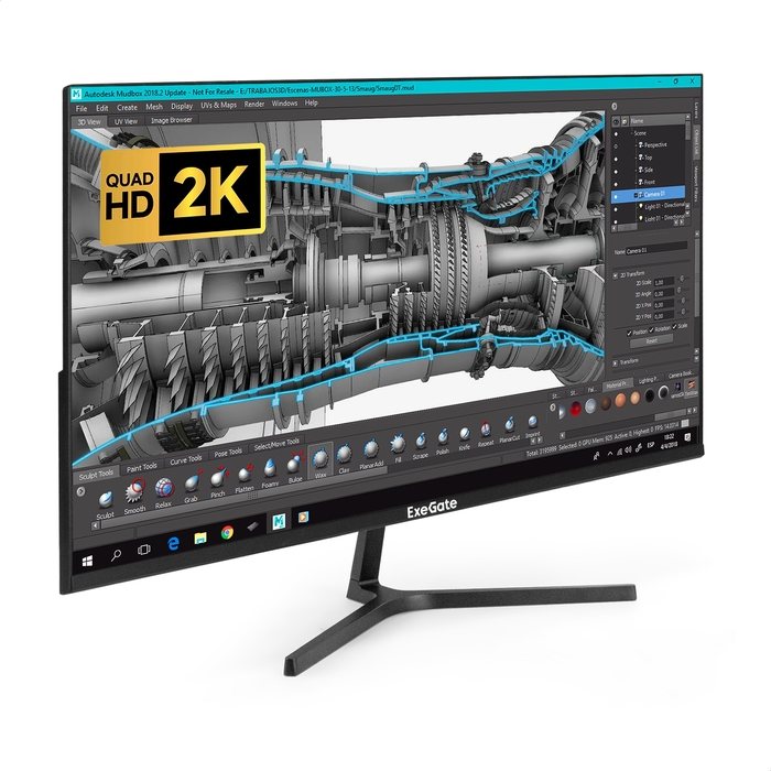 Монитор 27" ExeGate SmartView ES2707CA