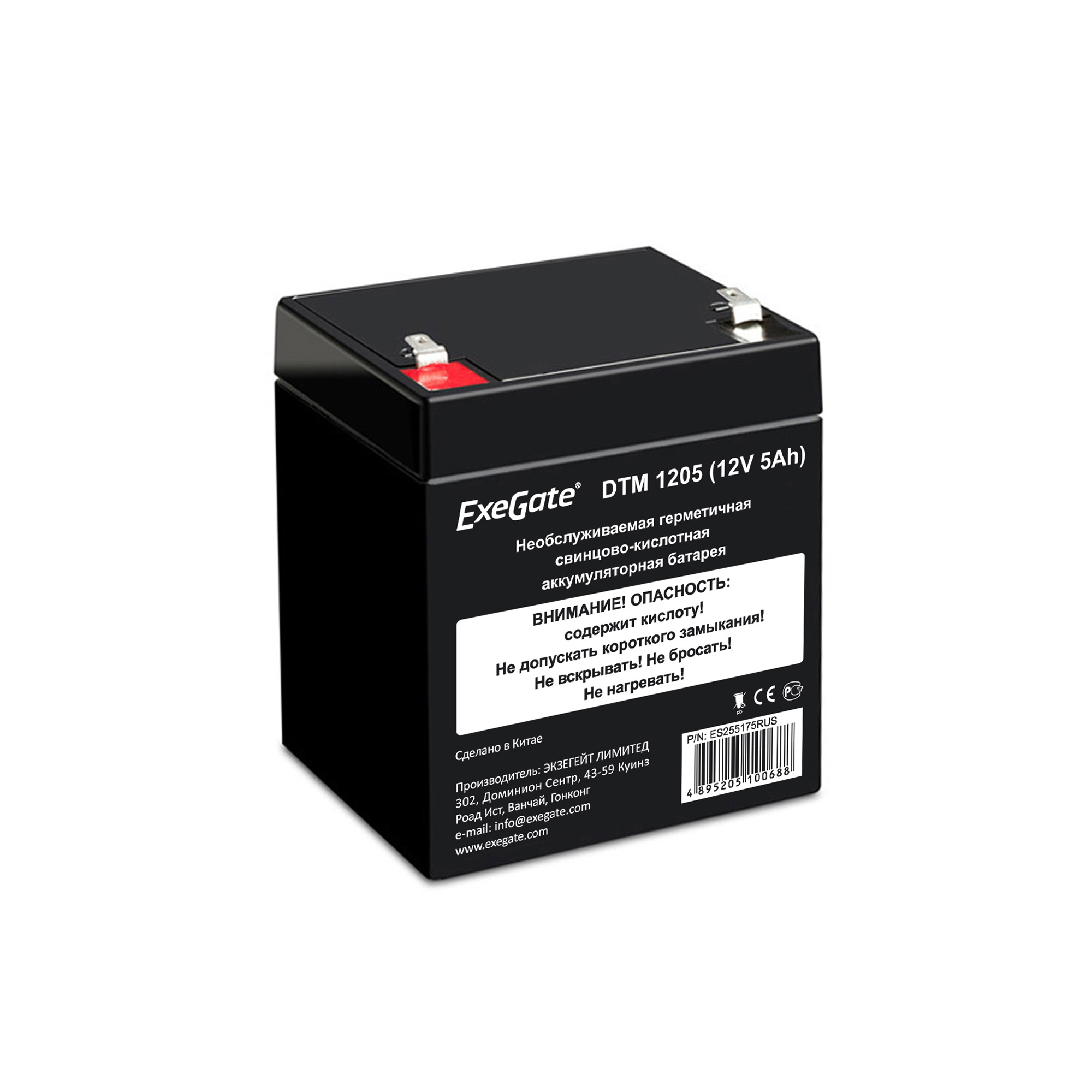 ExeGate - Каталог - Аккумуляторы - DT , DTM
