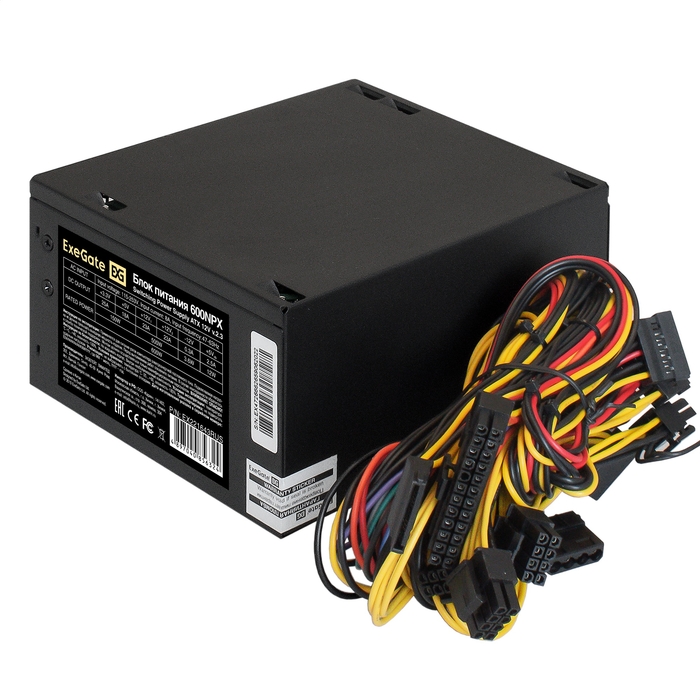 Блок питания 600W ExeGate 600NPX