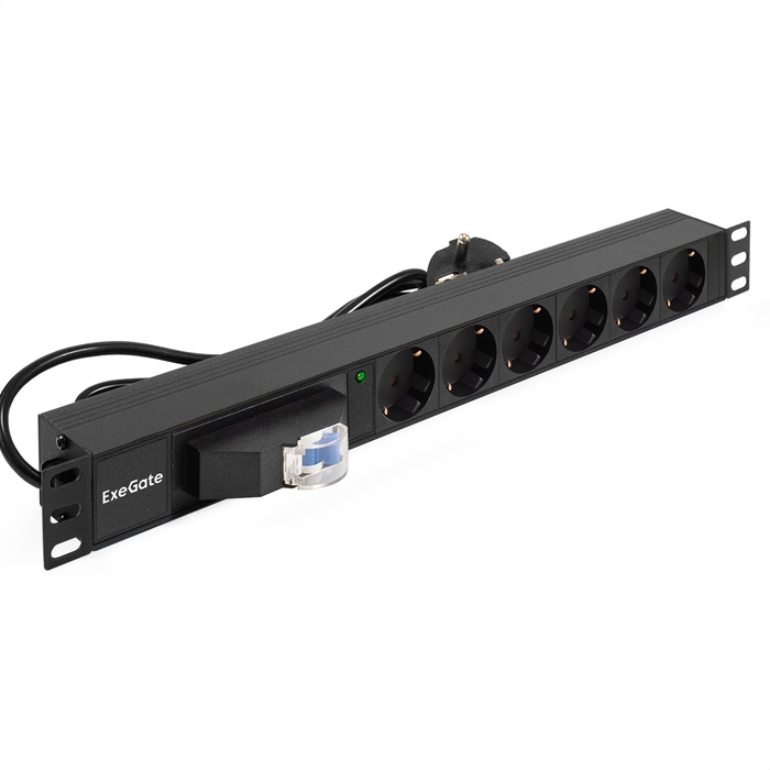   ExeGate ServerPro PDU-19H610 Al-6S-EU2.5CU-1P