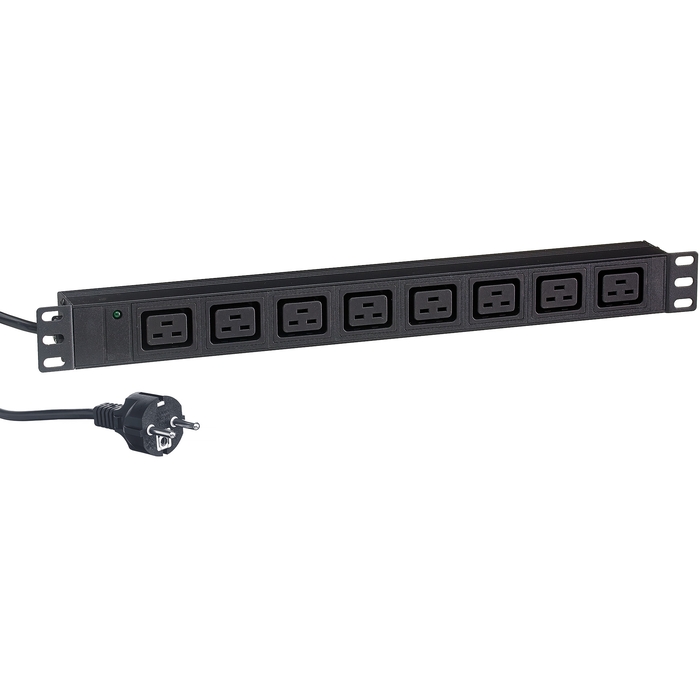 Блок розеток ExeGate ServerPro PDU-19H015 Al-8C19-EU3CU