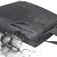 Сумка ExeGate BusinessPro EСС-012 Black, water resistant, черная, водоотталкивающий полиэстер, 15.6"