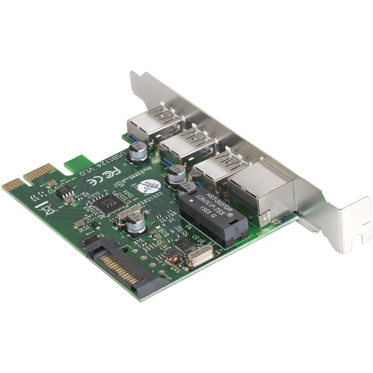  EXE-361 PCI-E 2.0, 3 x USB 3.0 ext + LAN UTP 1000Mbps,  .