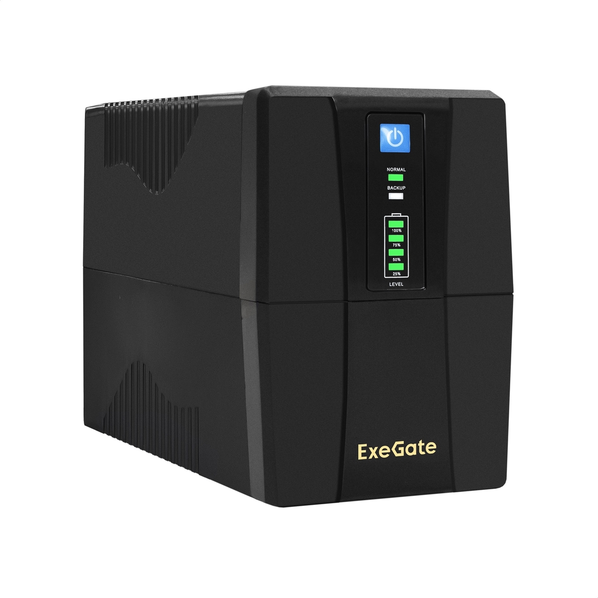 Источник бесперебойного питания ExeGate Power Back BNB-850.LED.AVR.EURO.RJ / 850 ВА / 480 Вт / 2 x CEE 7 (евророзетка)