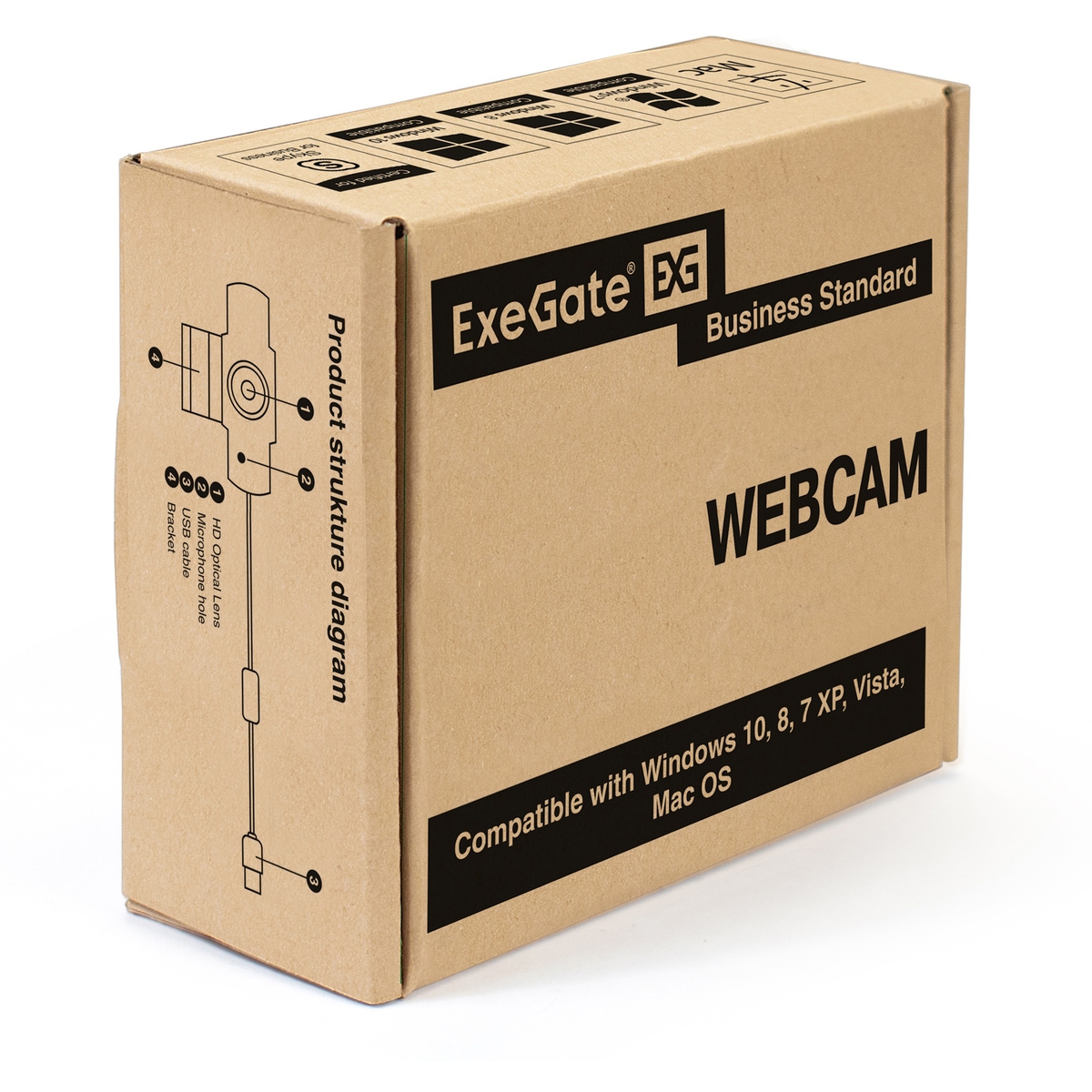 Веб-камера ExeGate GoldenEye C270 HD