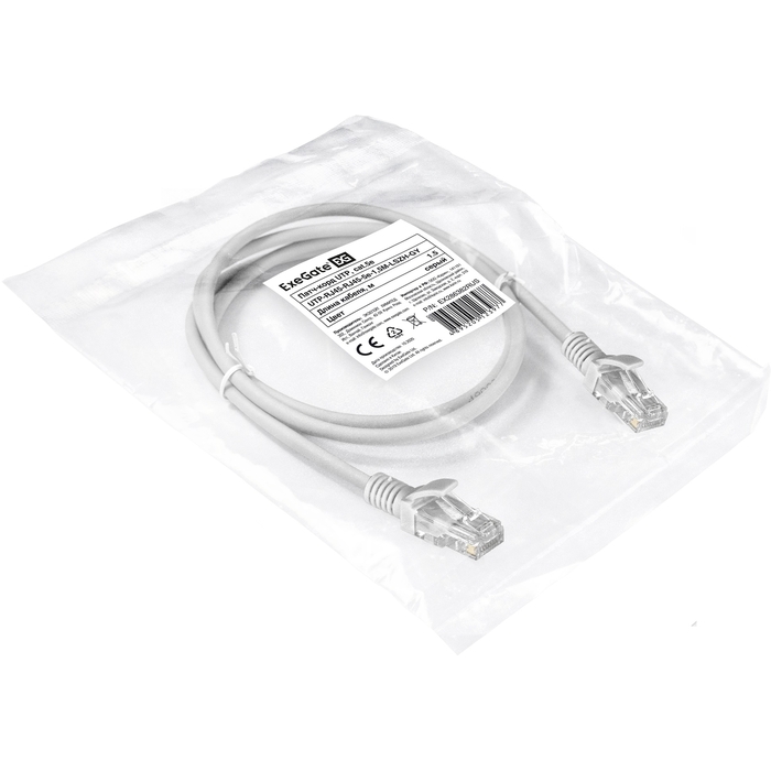 - ExeGate UTP-RJ45-RJ45-5e-1,5M-LSZH-GY