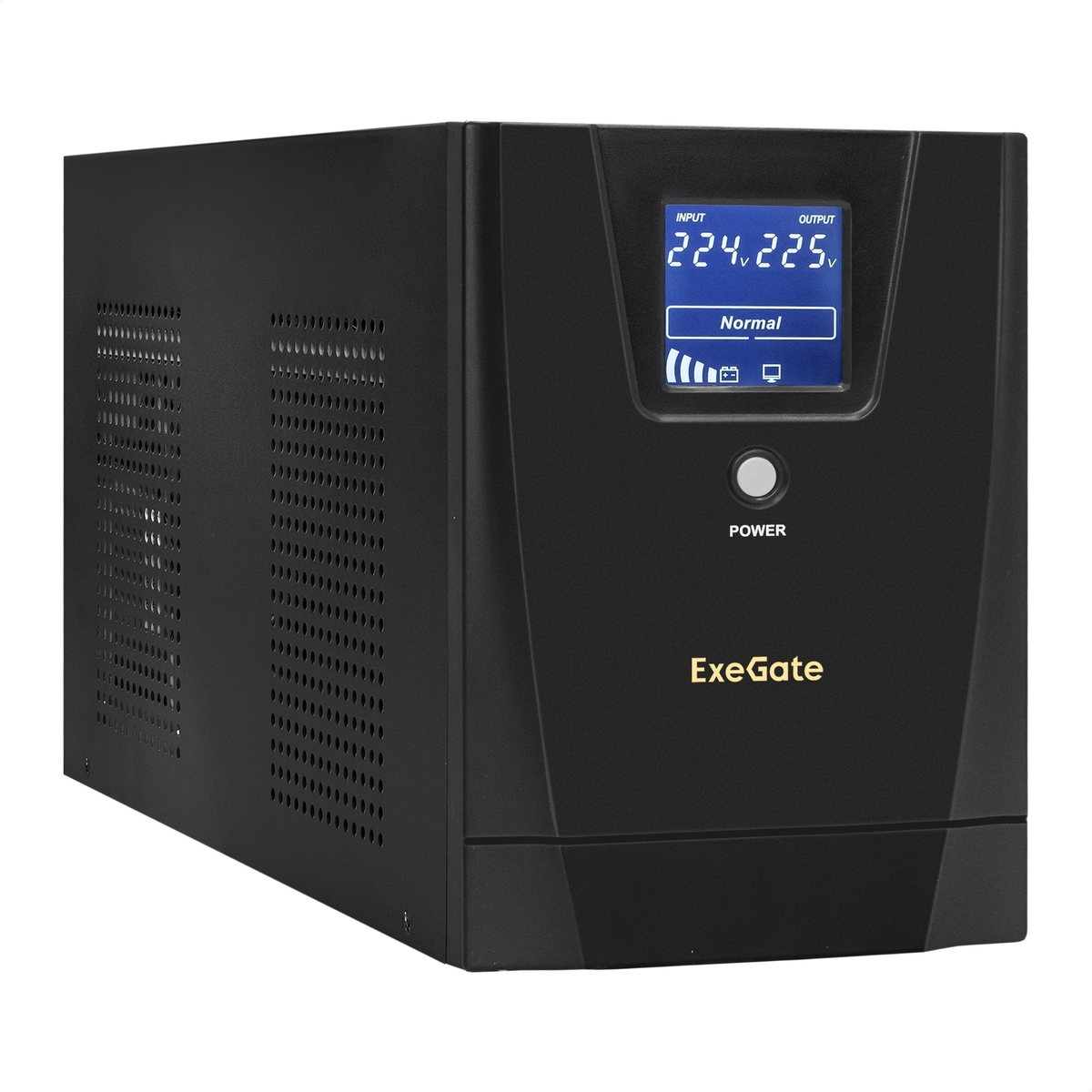 Источник бесперебойного питания ExeGate SpecialPro Smart LLB-3000.LCD.AVR.EURO.RJ.USB / 3000 ВА / 1800 Вт / 4 x CEE 7 (евророзетка)