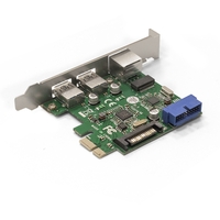  ExeGate EXE-362 PCI-E 2.0, 2 x USB 3.0 ext + 1 x USB 3.0 int + LAN UTP 1000Mbps,  .