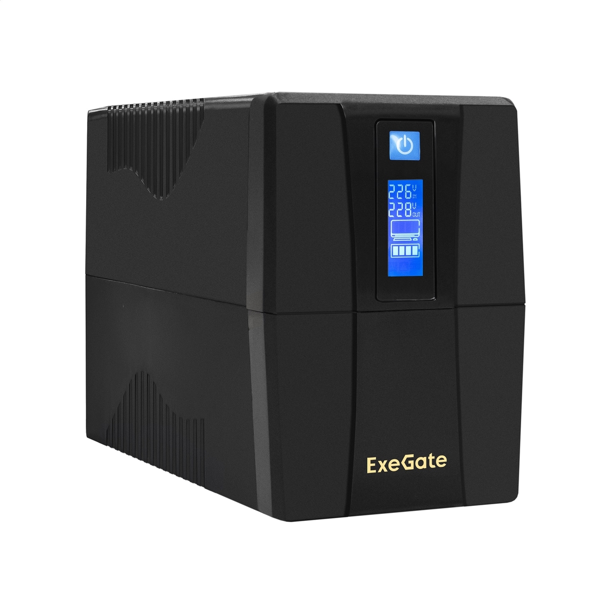 Источник бесперебойного питания ExeGate SpecialPro Smart LLB-650.LCD.AVR.4C13.RJ.USB / 650 ВА / 360 Вт / 4 x IEC 320 C13