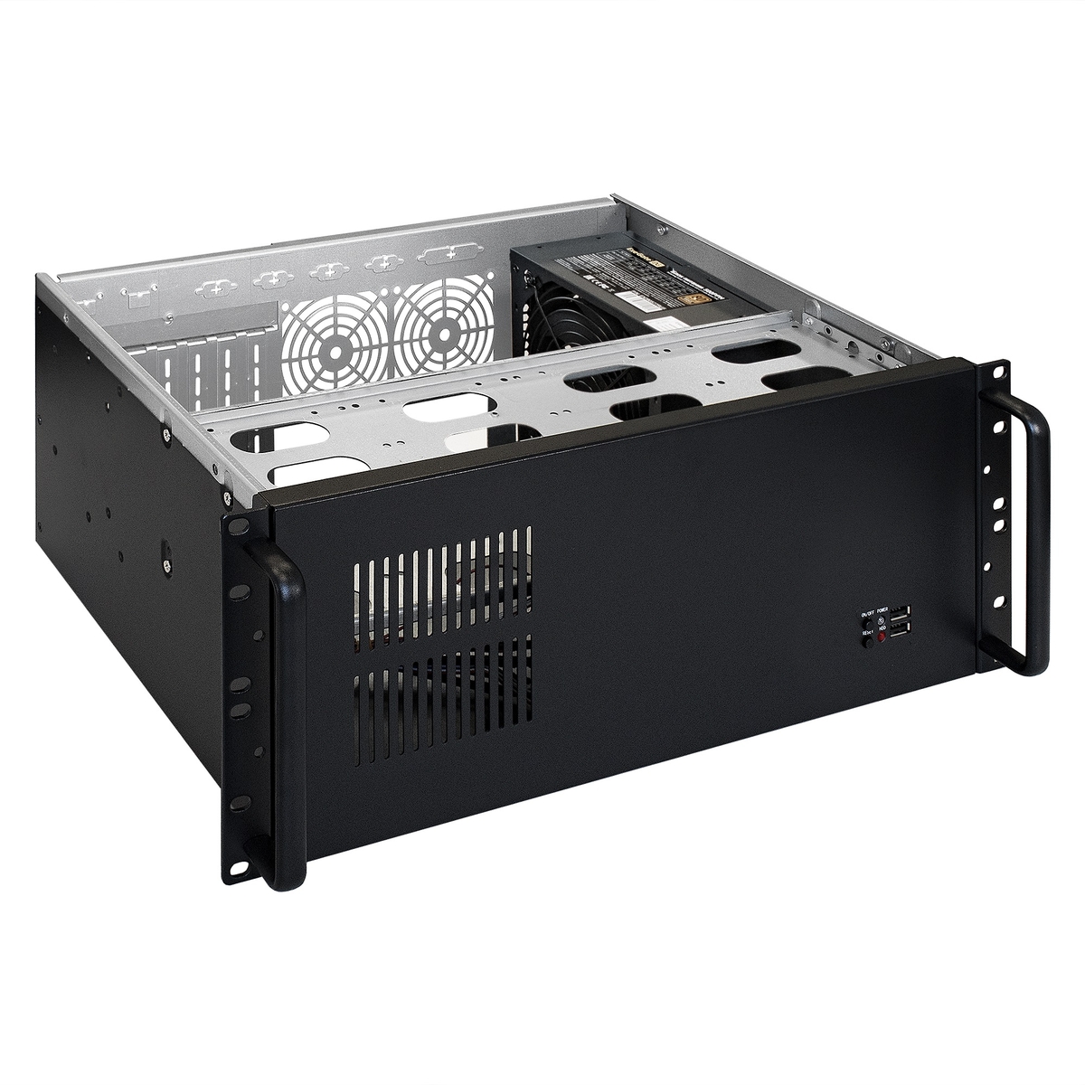 Серверный корпус ExeGate Pro 4U300-08/800PPH-SE 80 PLUS<sup>®</sup> Bronze