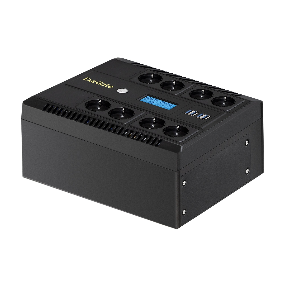 ИБП ExeGate NEO Smart LHB-600.LCD.AVR.8SH.CH.USB