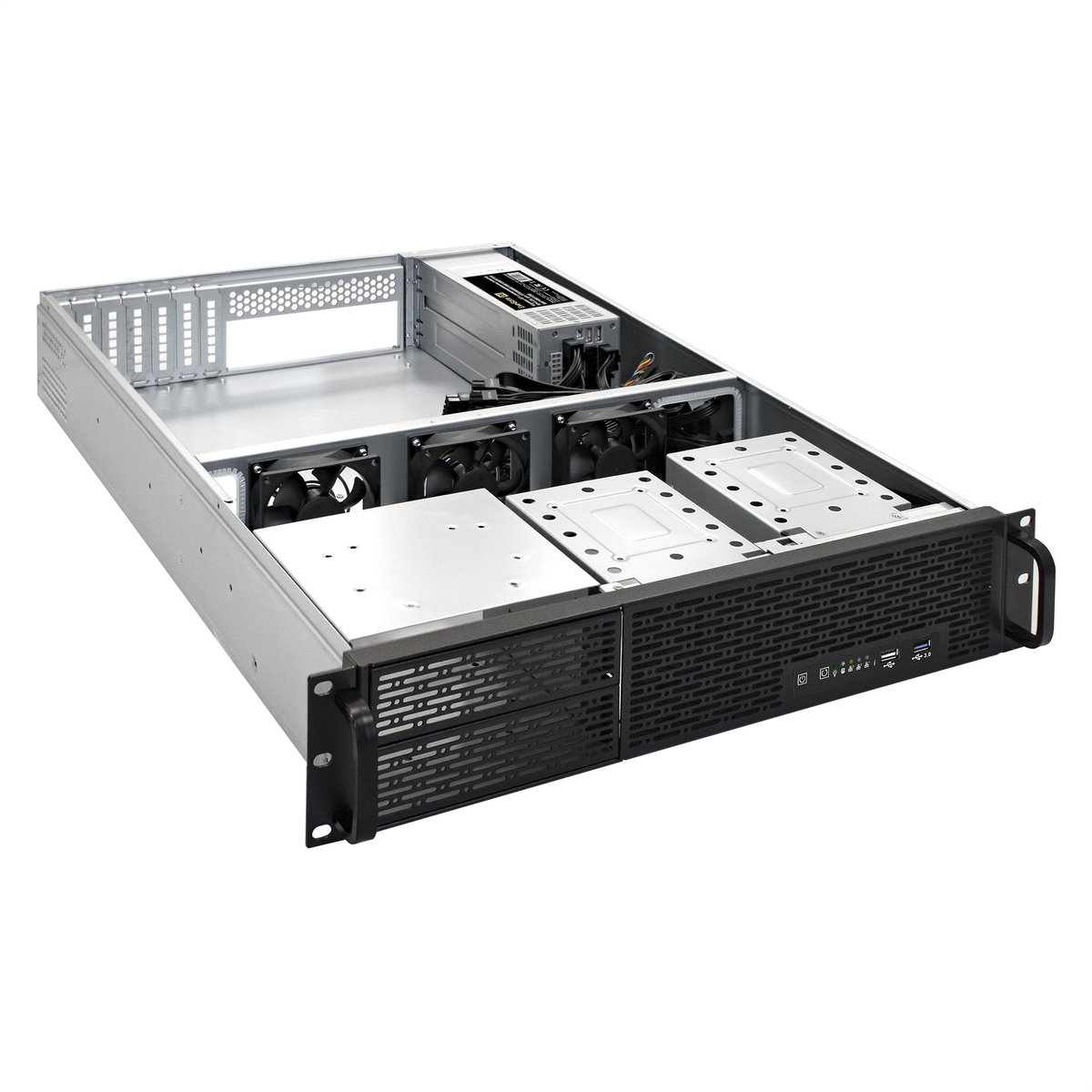 Серверная платформа ExeGate Pro 2U650-06/2U2098L/Redundant 2x550W
