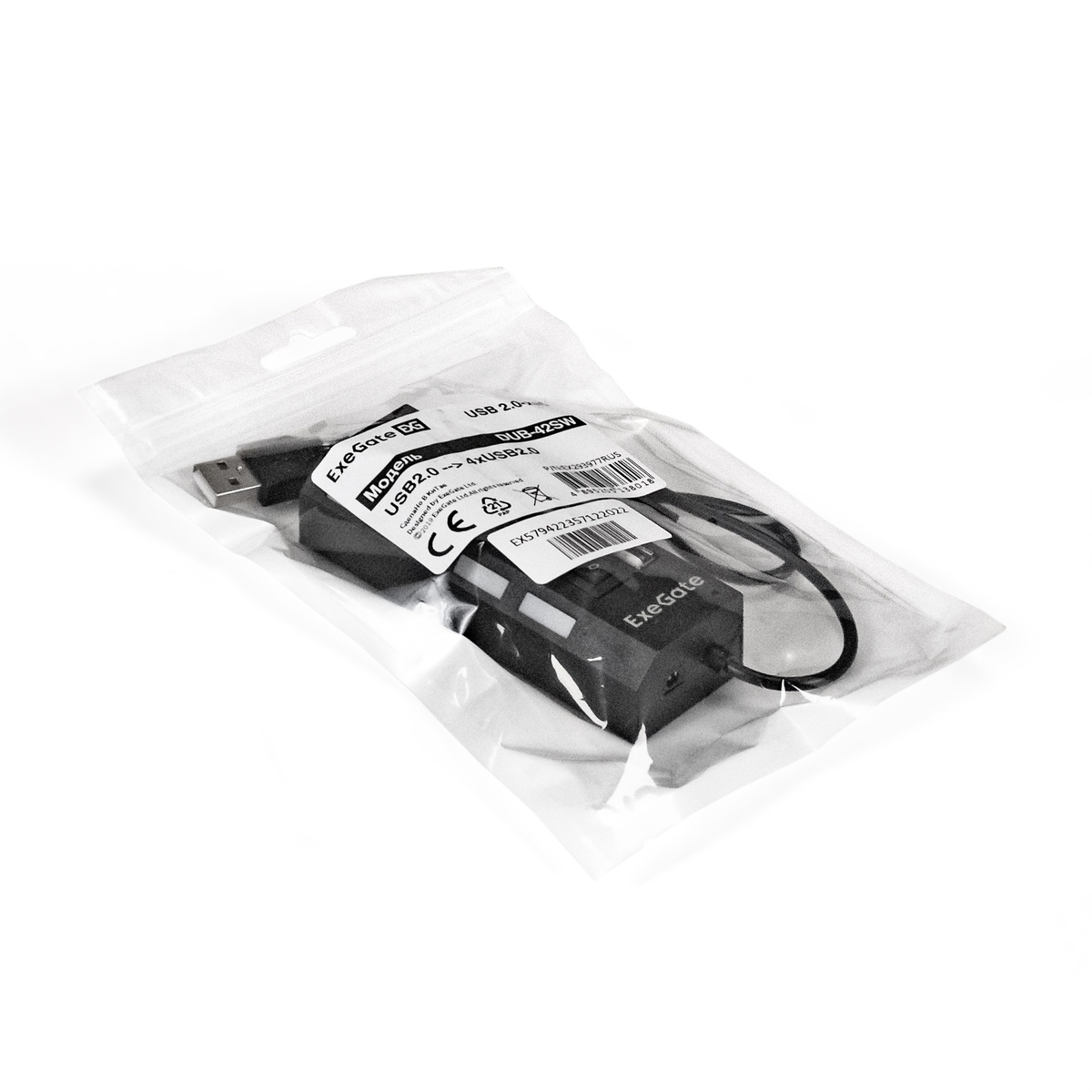 USB- () ExeGate DUB-42SW