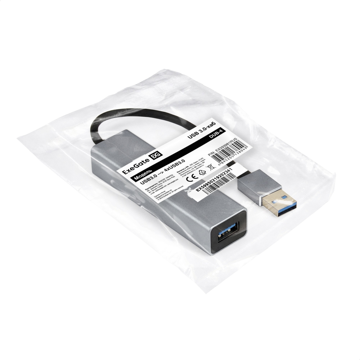 USB- () ExeGate DUB-4
