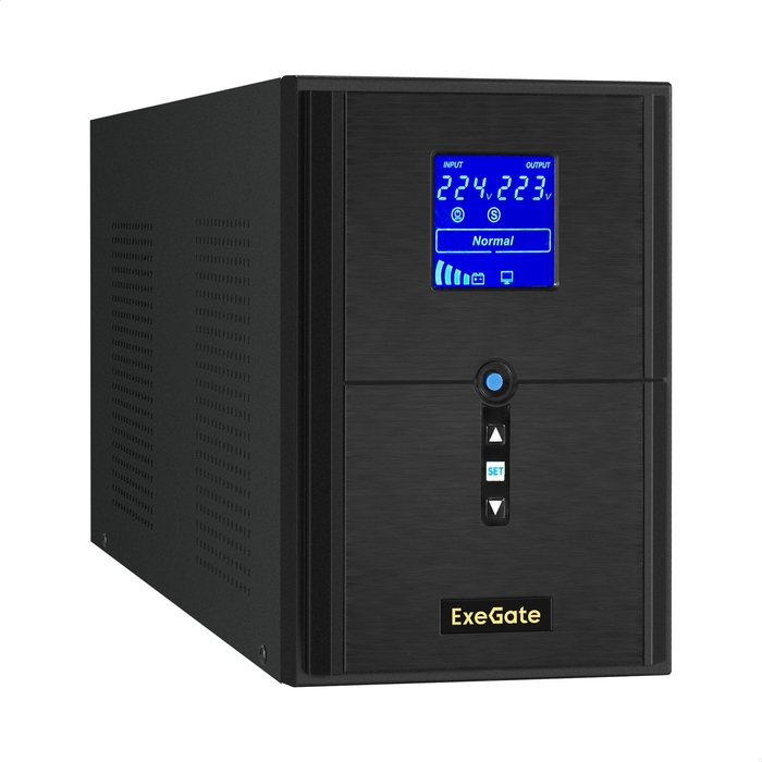 ИБП (инвертор, синус, для котла) ExeGate SineTower SN-2000.LCD.AVR.3SH ...
