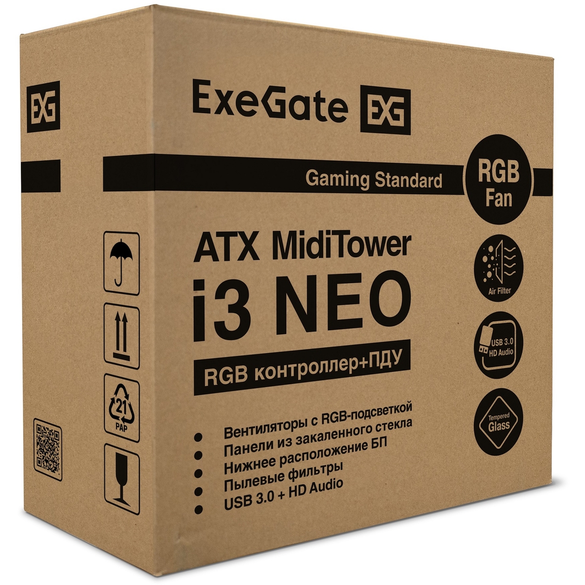  Miditower ExeGate i3 NEO-EVO800