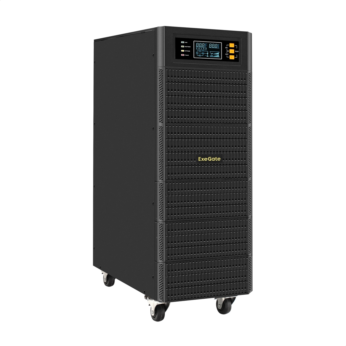 Источник бесперебойного питания ExeGate PowerExpert TL-575-10kVA.240V.LCD.AVR.T.USB.RS232.SNMP / 10000 ВА / 10000 Вт / клеммы