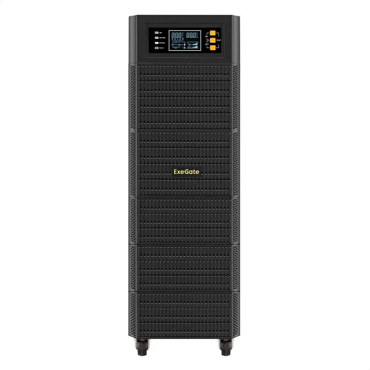 Источник бесперебойного питания ExeGate PowerExpert TL-575-10kVA.240V.LCD.AVR.T.USB.RS232.SNMP / 10000 ВА / 10000 Вт / клеммы, вид 2